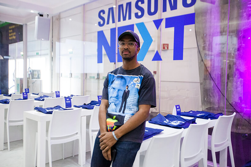 Portrait of Reggie James at Samsung Next ClassroomX Web Summit