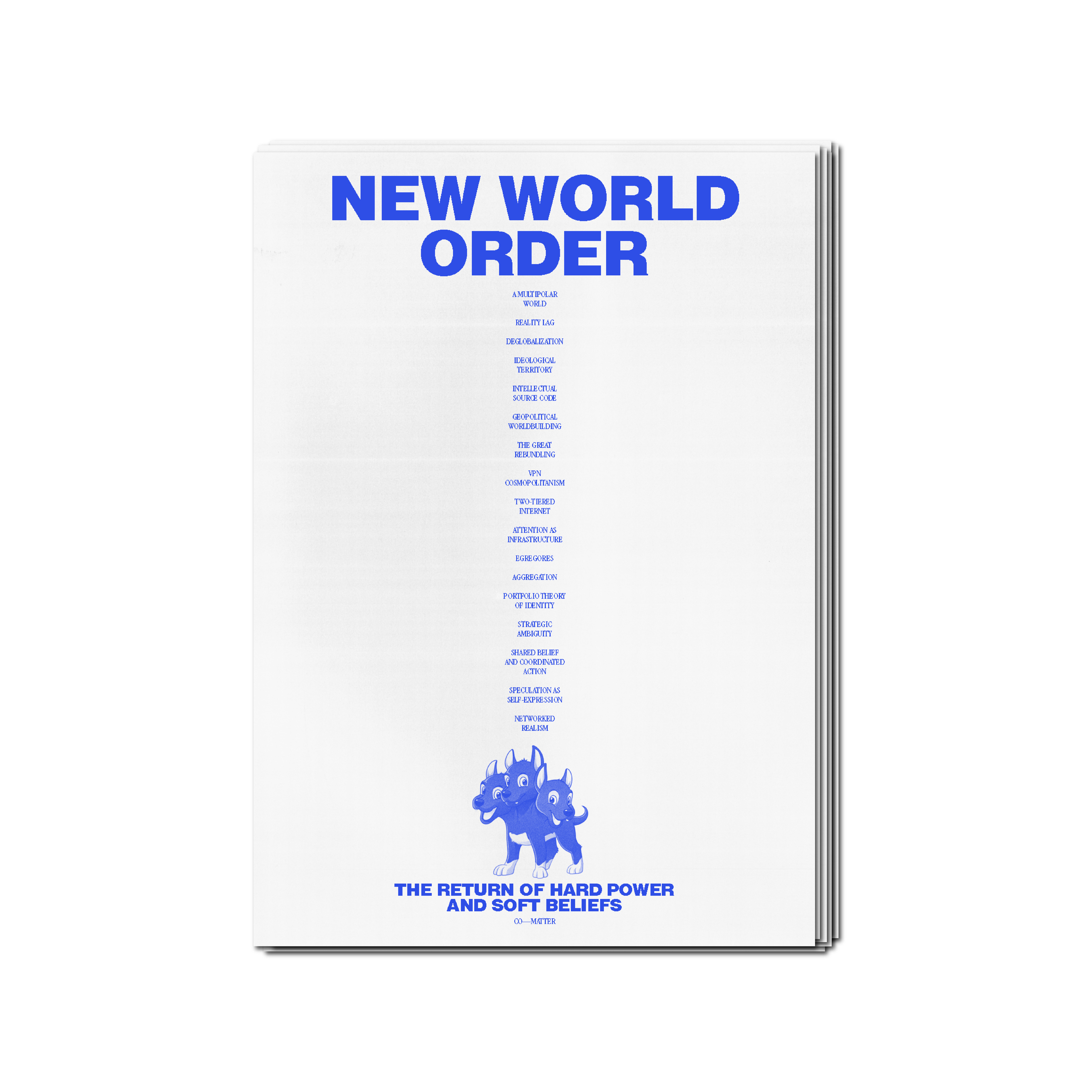 New World Order Limited Edition Riso Print